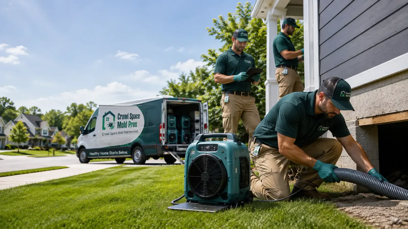 Crawl Space Mold Removal in Denton, TX